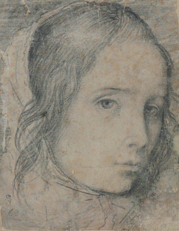 Portrait of beautiful lady by Diego Velazquez